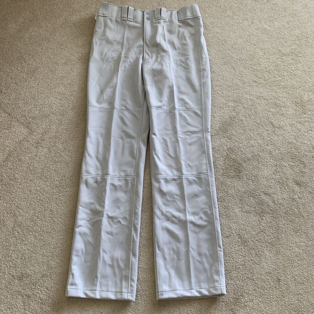 Mizuno‎ Men's Performance Gray Baseball Pants - Hemmed Bottom Adult XXL 38x36